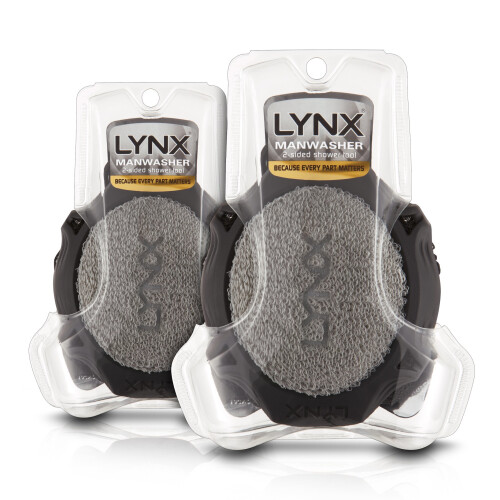 Lynx Lynx Manwasher Shower Tool - Pack of 2