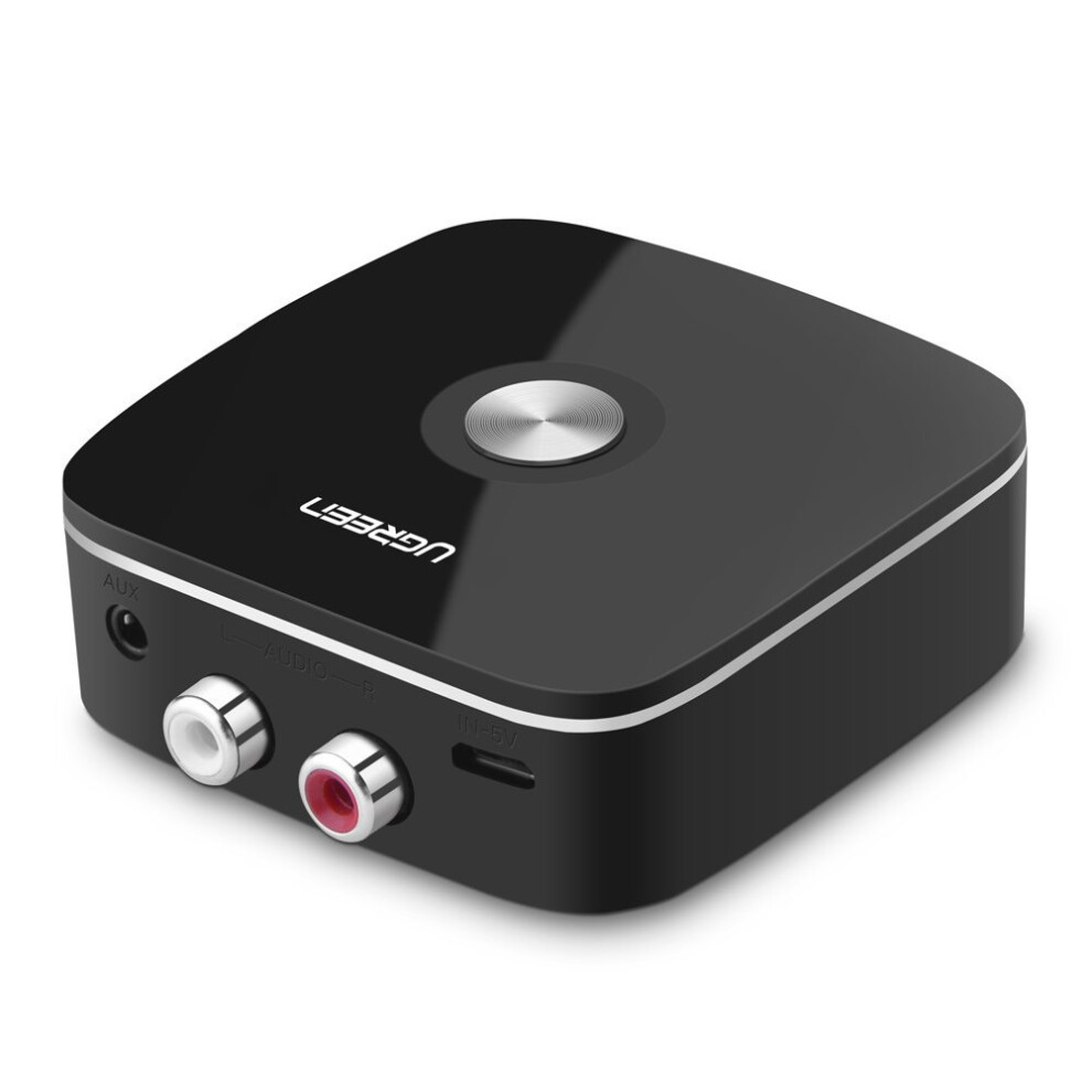 Ugreen Bluetooth Receiver, A2dp Bluetooth 4.1 Adapter Wireless Audio Music Adapter With 3.5Mm Aux Stereo Jack And 2Rca Audio Output For Echo Dot,... 6957303834457