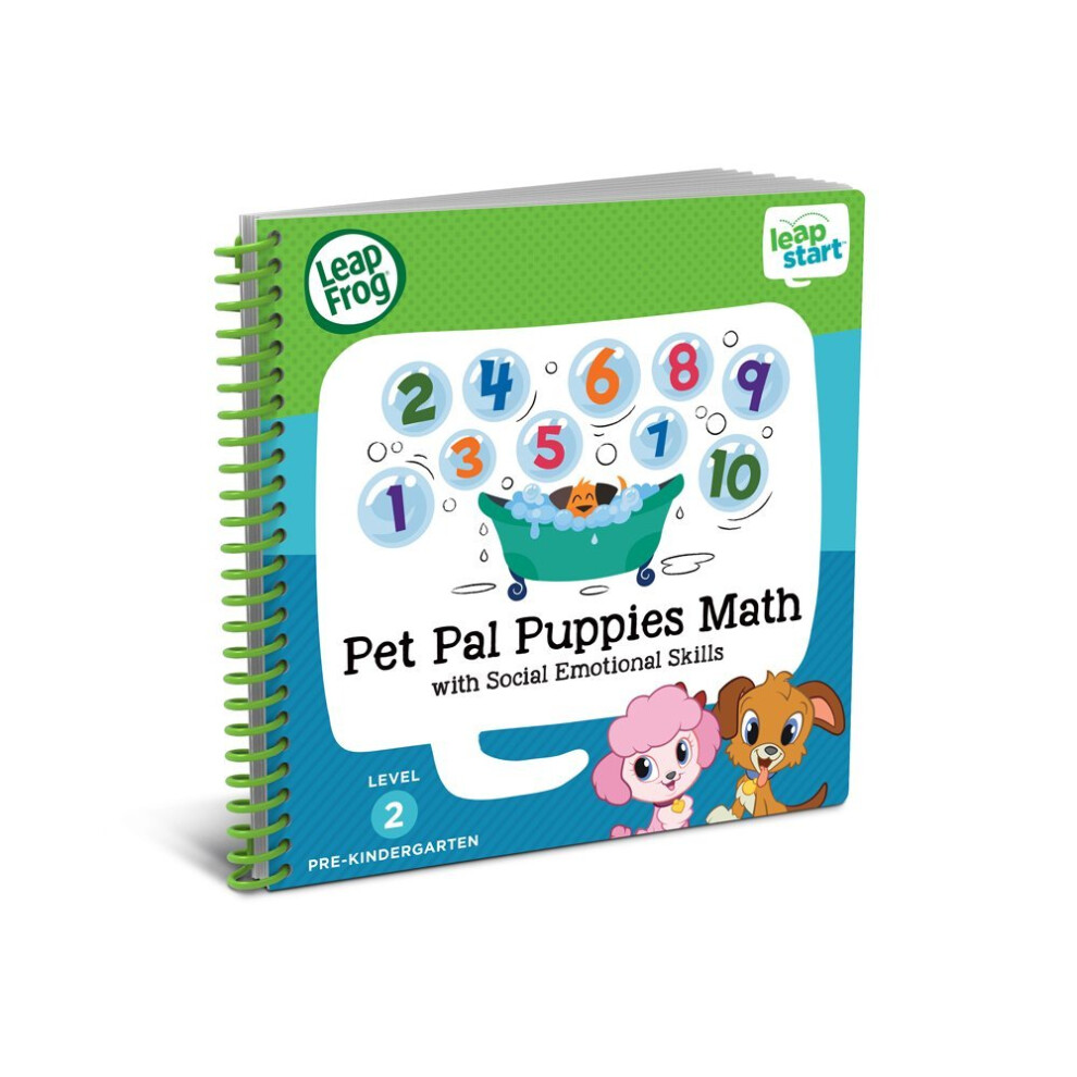 LeapFrog LeapStart Preschool Activity Book: Pet Pal Puppies Maths & Social Emotional Skills