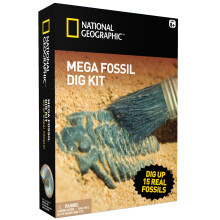 National Geographic Mega Fossil Mine – Dig Up 15 Real Fossils