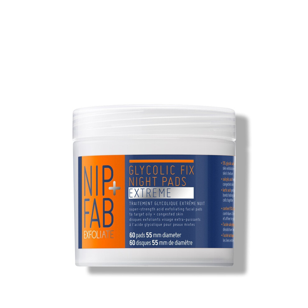 Nip+Fab Glycolic Fix Extreme Night Pads 80 ml