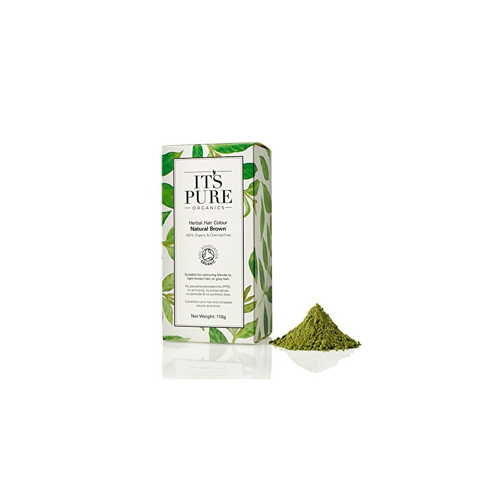 Isdp Brown It's Pure Organics Organic Hair Dye - Herbal Hair Colour Natural