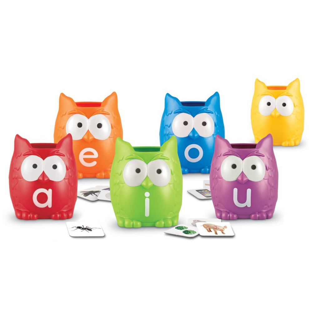 Learning Resources Vowel Owls Sorting Set