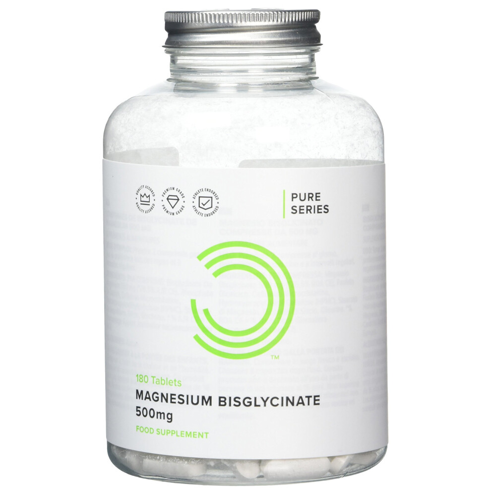 Bulk Powders Magnesium Bisglycinate Tablets, 500 Mg, Pack Of 180