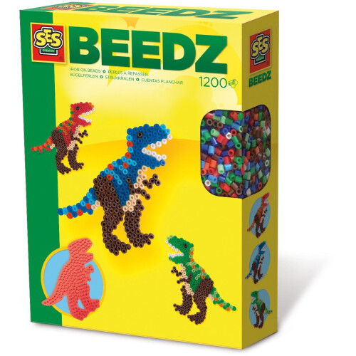 ES SES 06117 Iron On Beads T-Rex