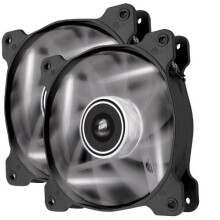Corsair Air Series AF120-LED 120mm Quiet Edition High Airflow LED -tuuletin - valkoinen (kaksoispakkaus)