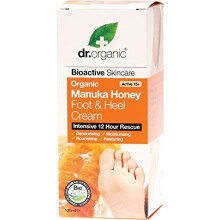 Dr organic manuka honey foot & heel cream 125ml
