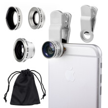 Newest) Phone Camera Lens, 9 In 1 Lens Kit, Zoom Lens, 0.36X Wide Angle Lens + 0