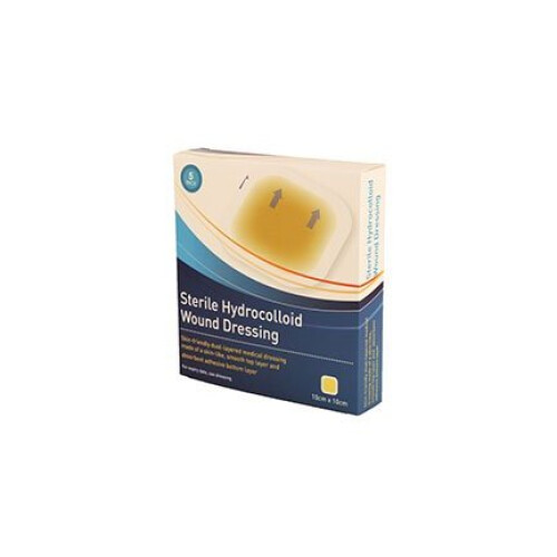 Hydrocolloid Dressing - 10cm x 10cm (x5)