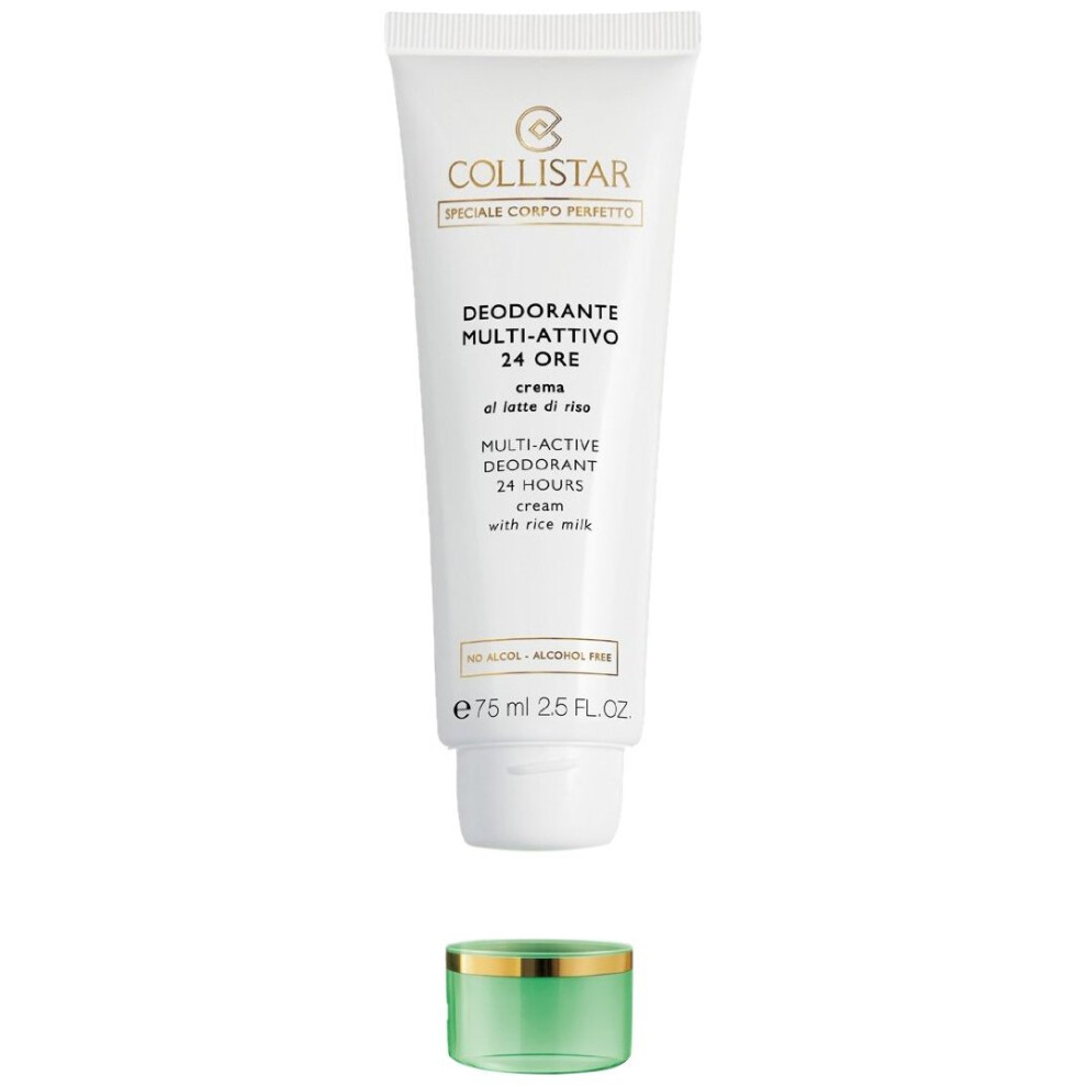 Collistar Multi-Active Deodorant With Rice Milk, 75 Ml Cream