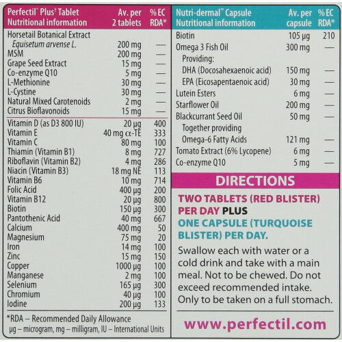 Vitabiotics Vitabiotics Perfectil Max - 84 Tablets/Capsules 1