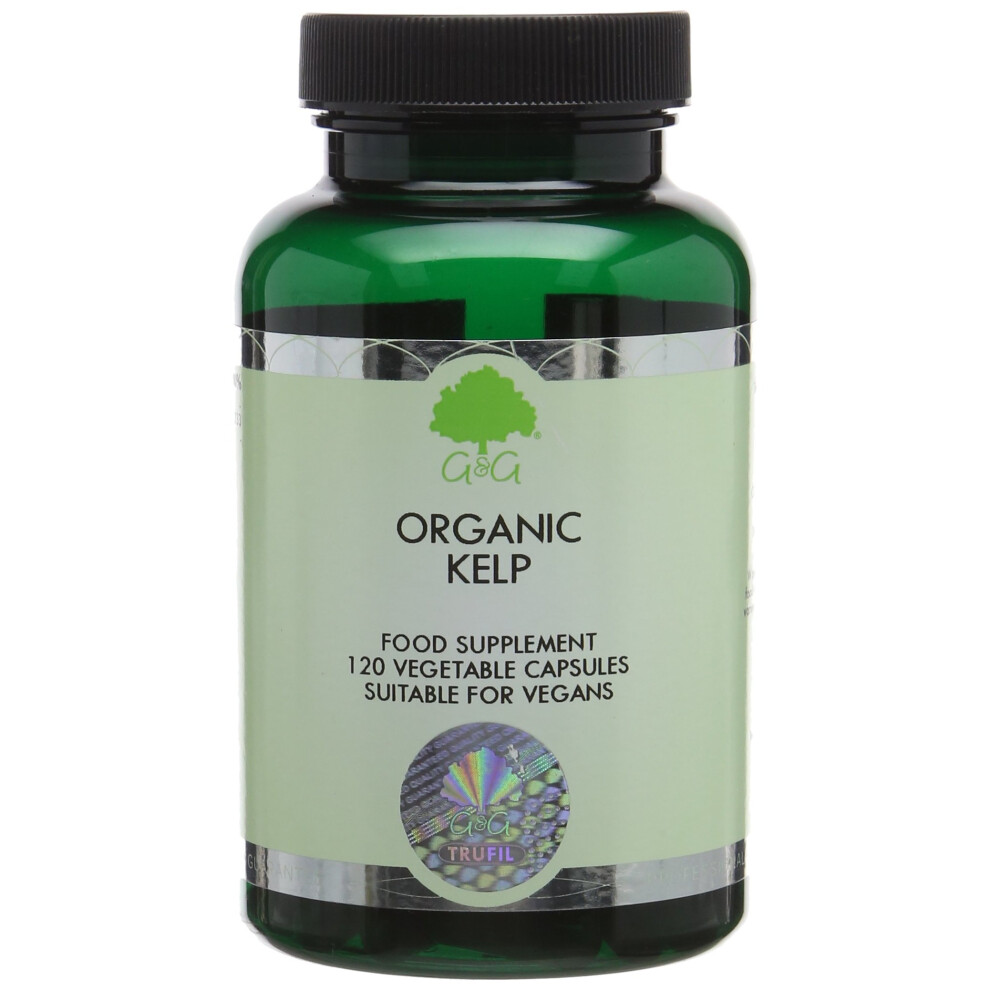 G&G-Vitamins G&G Vitamins 500 Mg Organic Kelp Ascophyllum Iodine Capsules
