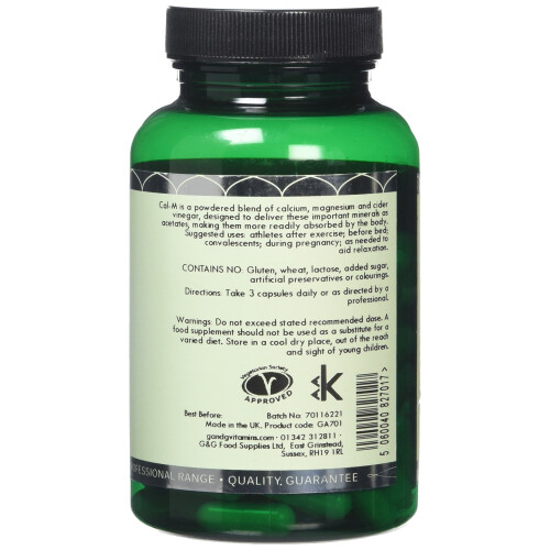 G&G Vitamins Cal-M 250 mg Capsules 2
