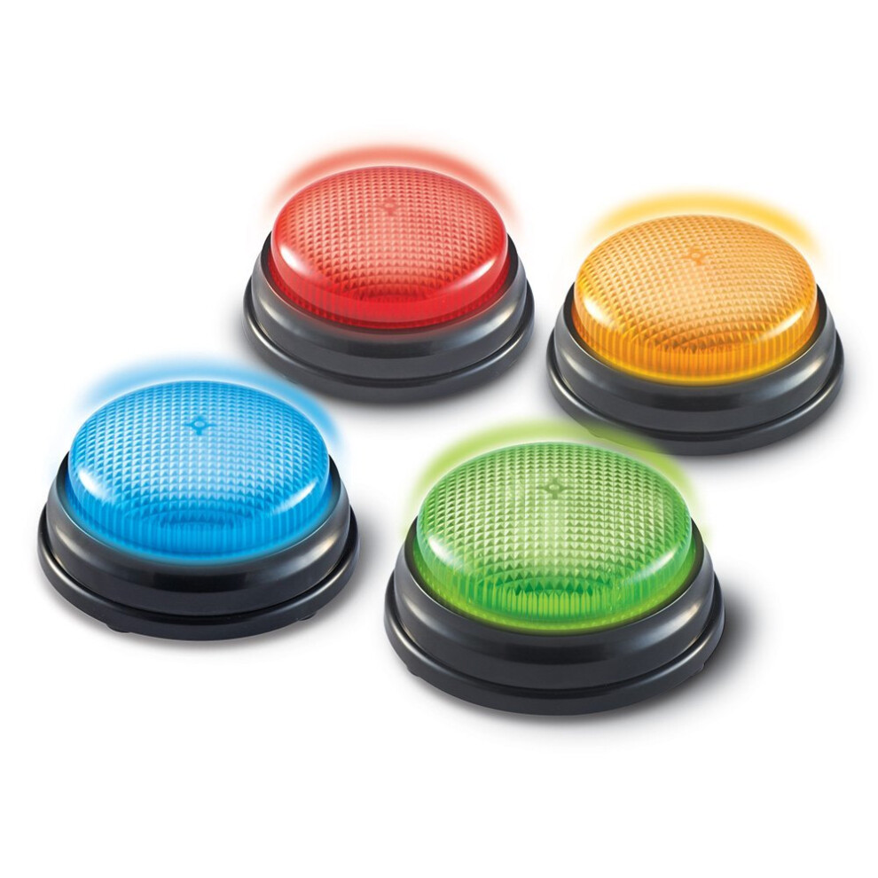 Learning Resources Lights and Sounds Buzzers, set of 4