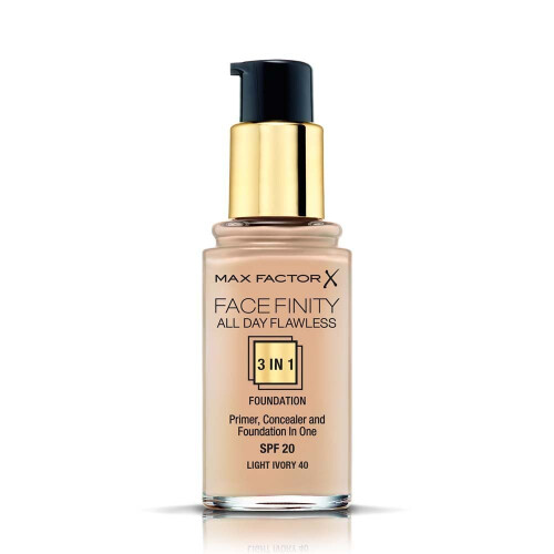 Max Factor Max Factor Facefinity 3 In 1 All Day Flawless Foundation Spf20 - 40 Light Ivory 2
