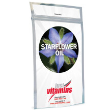 Just Vitamins Starflower Borage Oil 1000mg 90 Capsules