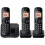 Panasonic Panasonic KX-TGC213EB Trio DECT Phone with Call Blocking - Black 1