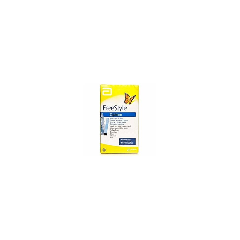 Abbott Freestyle Optium Blood Glucose 1 X 50 Test Strips
