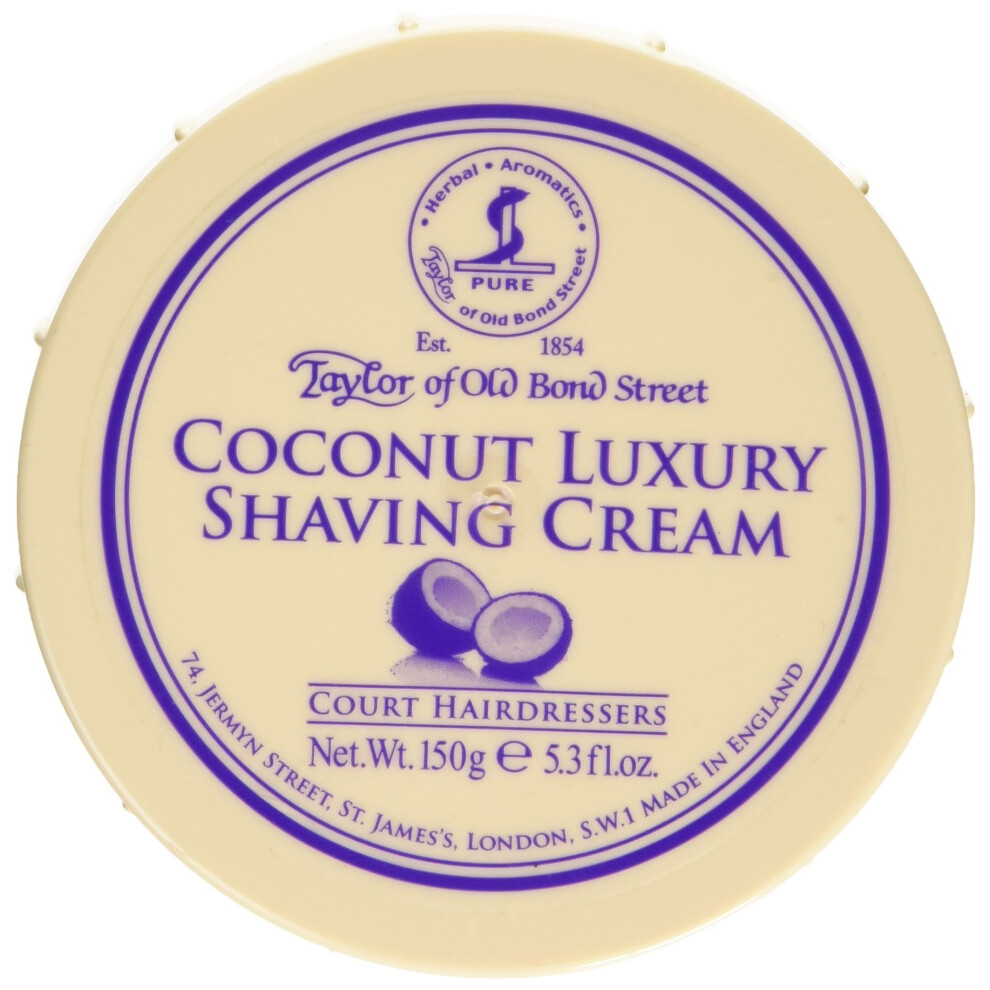 Taylor-Of-Old-Bond-Street Taylor Of Old Bond Street 150G Paraben Free Coconut Shaving Cream Bowl