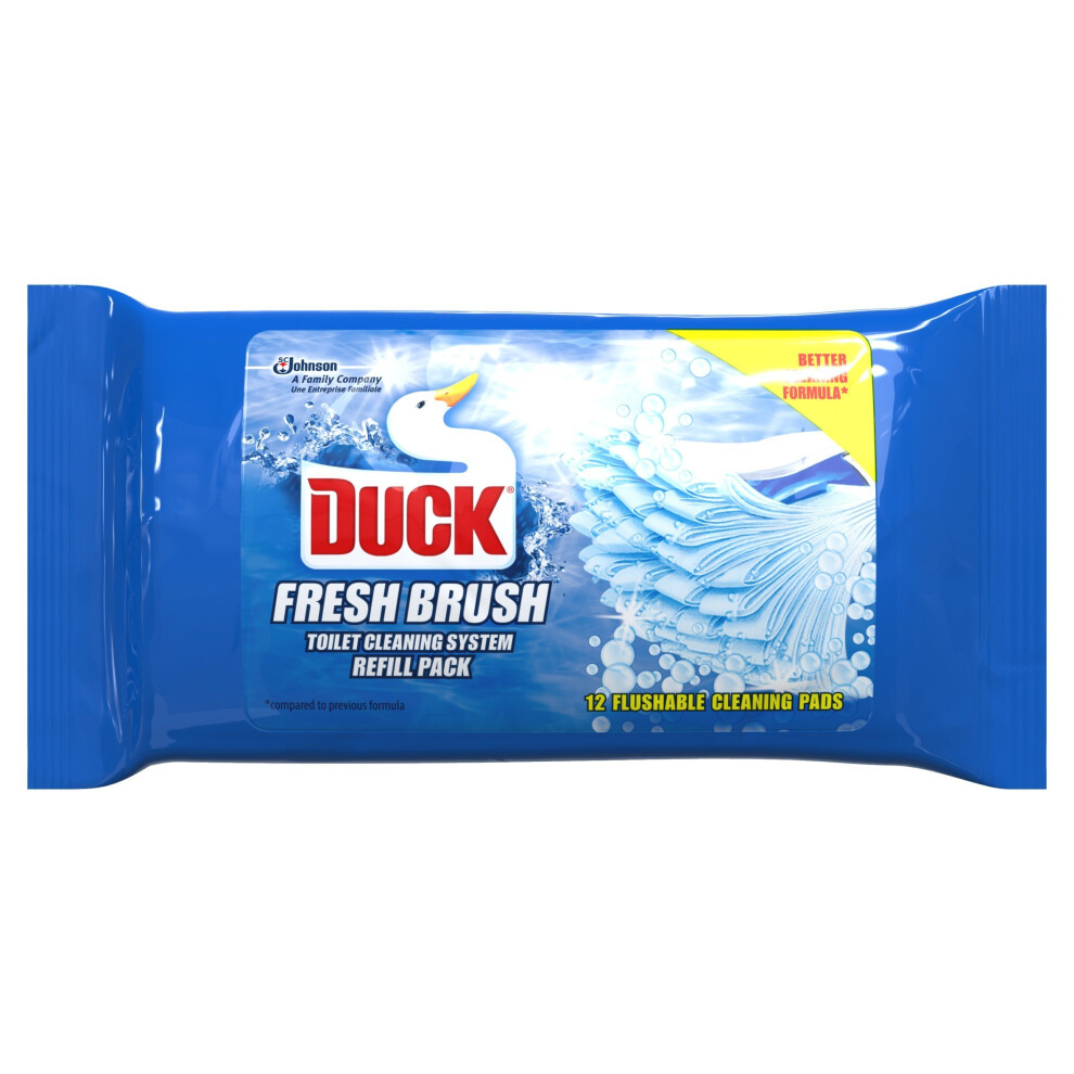 Toilet Duck Fresh Brush Cleaning  Pad Refil (Pack of 3)