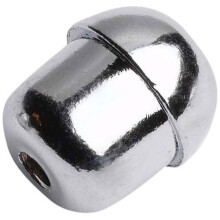 Bulk Hardware BH00343 Chromed Metal Curtain Pull Blind Cord Acorn - Pack of 2