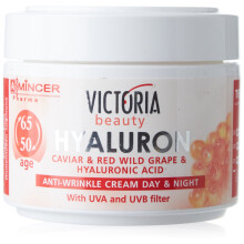 Hyaluron, Caviar & Red-Grape Anti-Wrinkle Lifting Day & Night Cream for Ages 50 to 65+ (50ml)