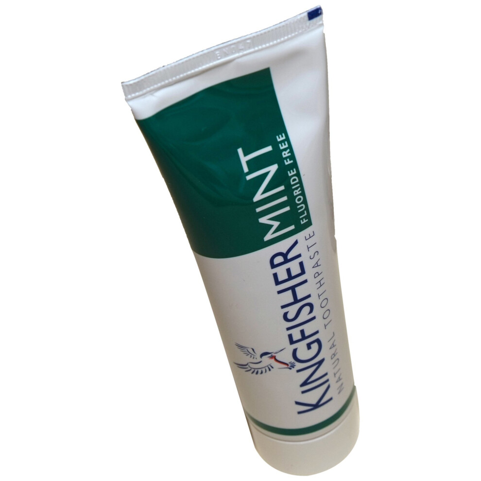 Kingfisher 100 ml Mint Fluoride Free Toothpaste - 3-Pack