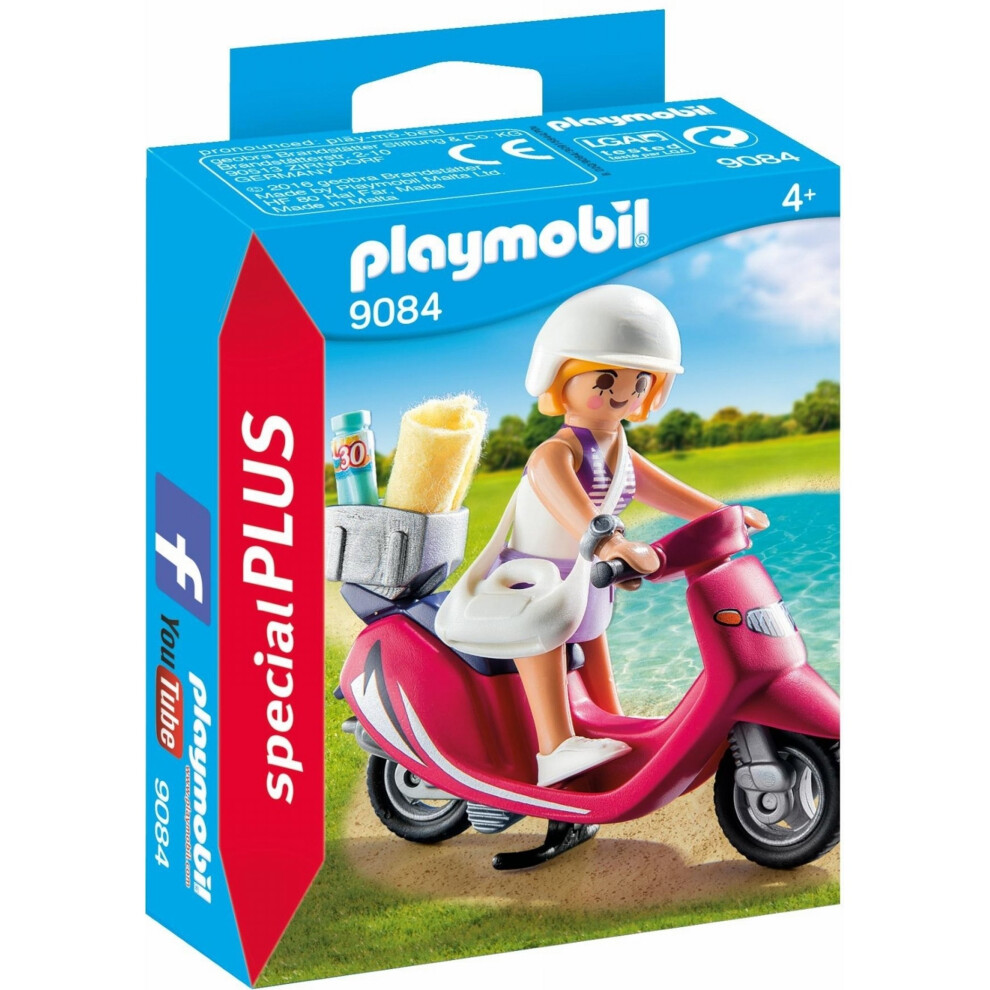 Playmobil Special Plus Beachgoer With Scooter