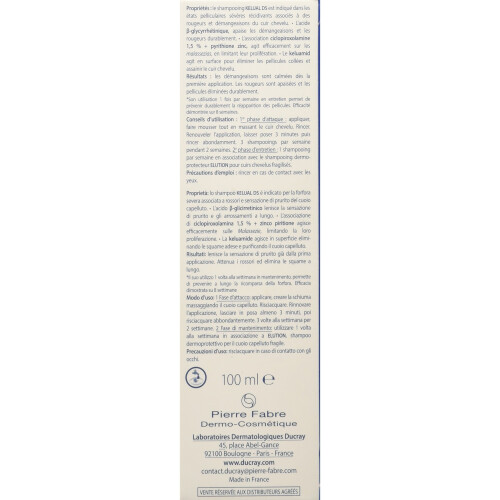 Ducray Kelual DS Shampoo 100ml 1