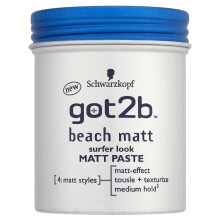 Schwarzkopf got2b Beach Matt Surfer Look Matt Paste 100ml (verpakking van 2)