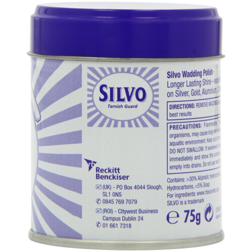 Silvo Tarnish Guard Metal Polish Wadding 75g 2