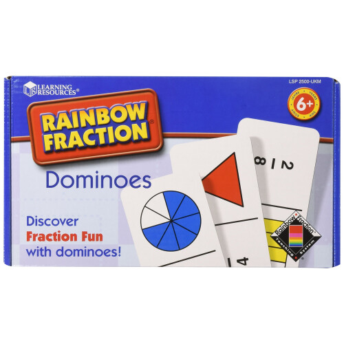 Learning Resources Learning Resources Rainbow Fraction Dominoes
