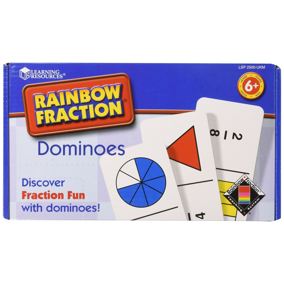 Learning Resources Rainbow Fraction Dominoes