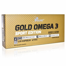 Olimp Gold Omega-3 Sport Edition Supplement, Pack of 120 Capsules