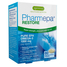 Pharmepa RESTORE - 1000 mg pure EPA Omega-3 from Wild Fish Oil, 1-month supply – 60 Capsules
