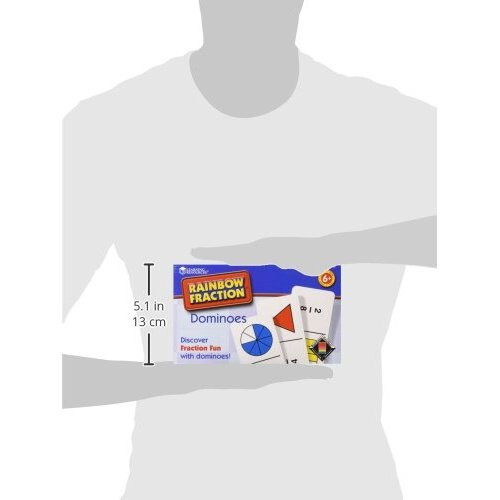 Learning Resources Learning Resources Rainbow Fraction Dominoes 2