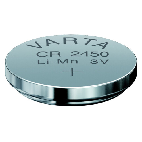 Varta VARTA Lithium-Knopfzellenbatterie CR2450, 3V, 2er-Pack 1