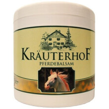 Krauterhof Horse Balm esfria e revitaliza extratos de ervas preciosos da Chestnut Arnica Rosemary e leo de hortel 500 ml de banheira selada com