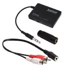 JUSTOP BTR006 Bluetooth 4.0 Wireless Stereo Audio Receiver With 3.5MM Jack, Universal Adapter For Speakers, New Module with Bluetooth V4.0 A2DP...