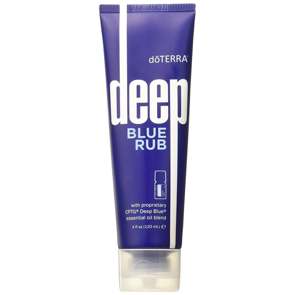 doTERRA Deep Blue Rub - Sore Muscle & Joint Rub, Soothing Cream - Massage Gel, 120ml