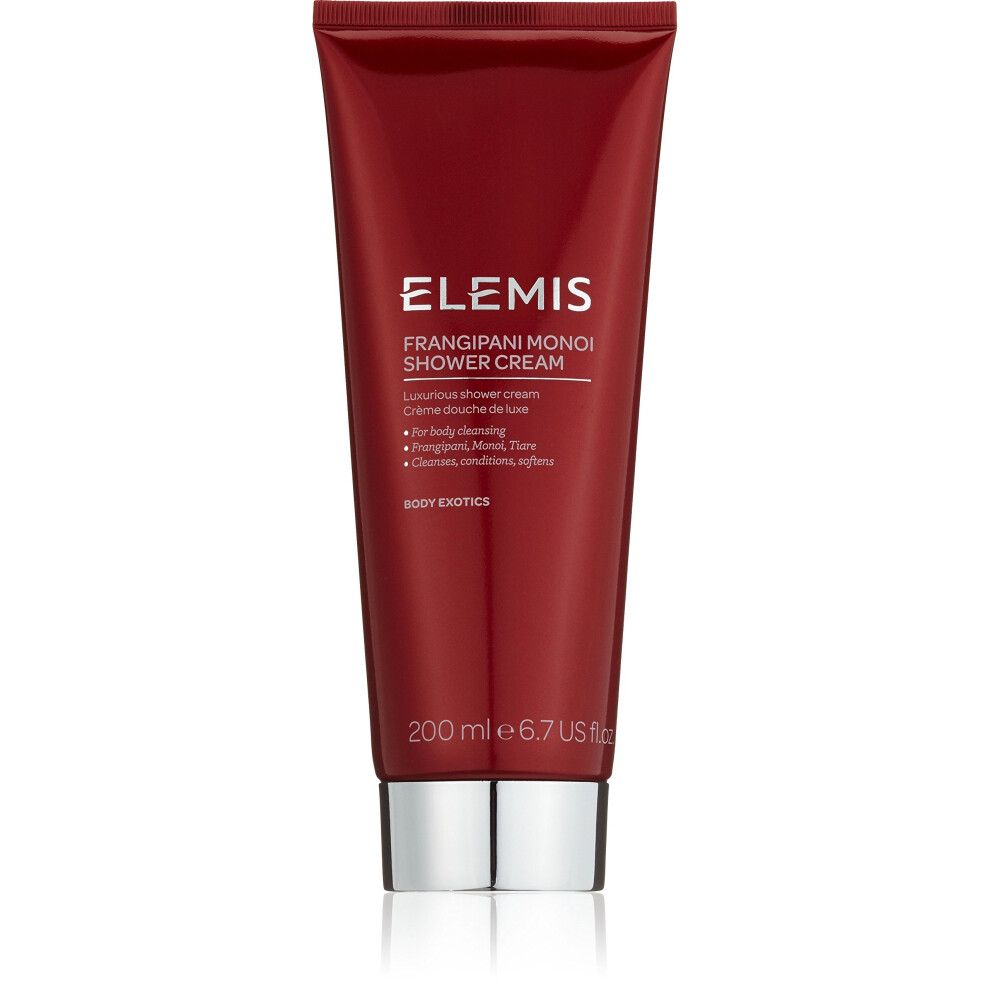 Elemis Frangipani Monoi Shower Cream, Luxurious Shower Cream, 200 ml