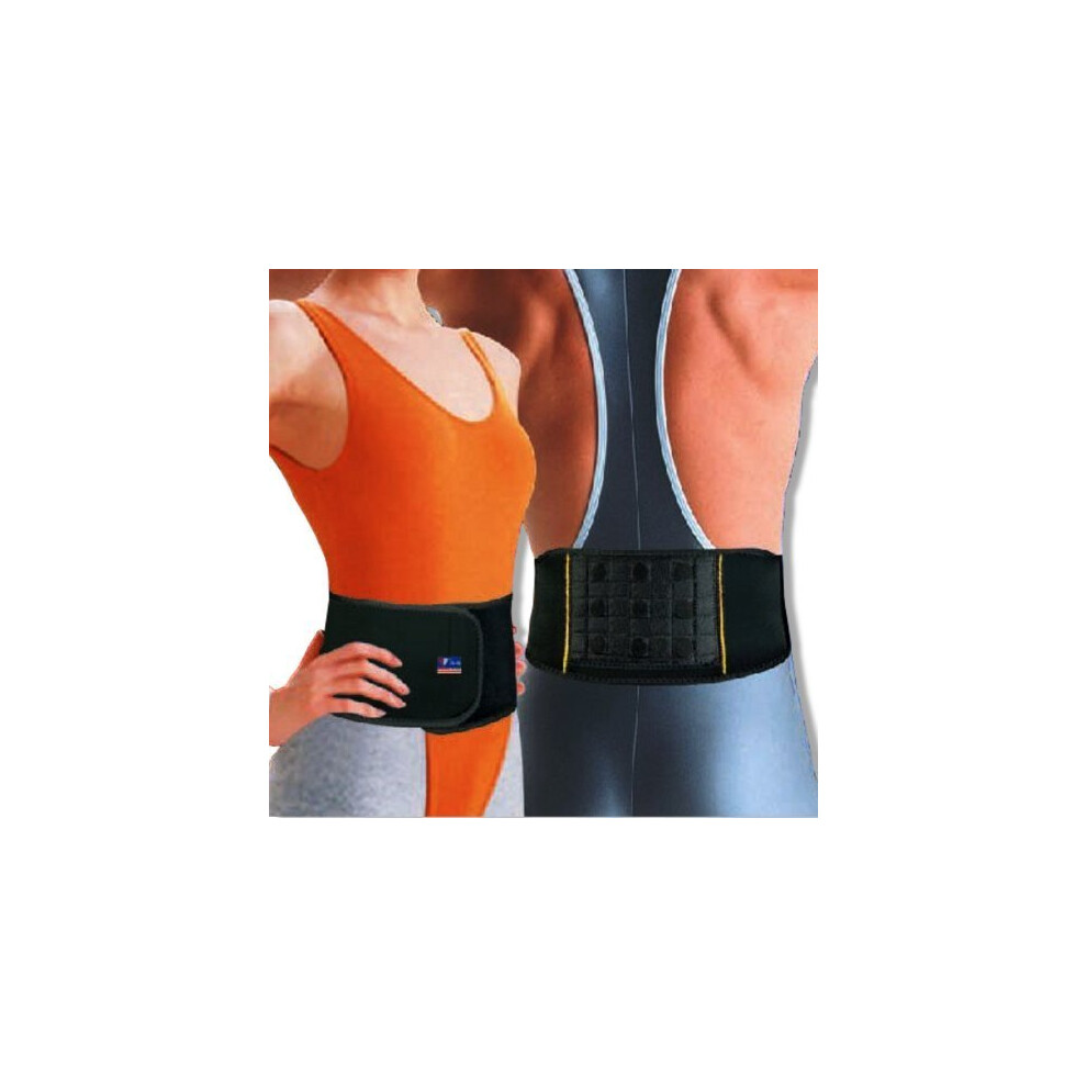 Neo-Physio Magnetic Therapy Back Support - Lightweight Neoprene Brace By Neo Physio