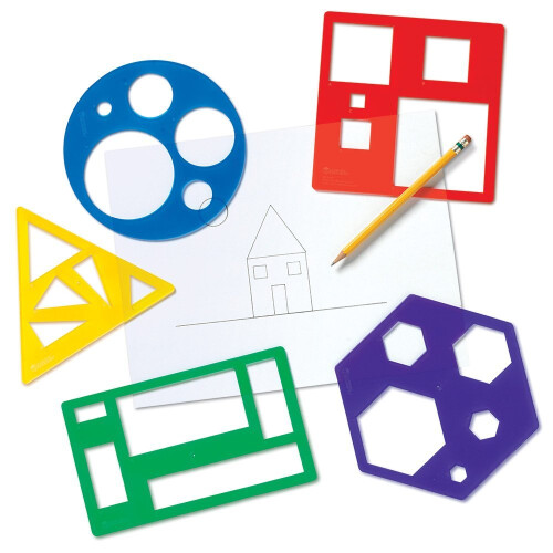 Learning Resources Learning Resources Primary Shapes Template Set
