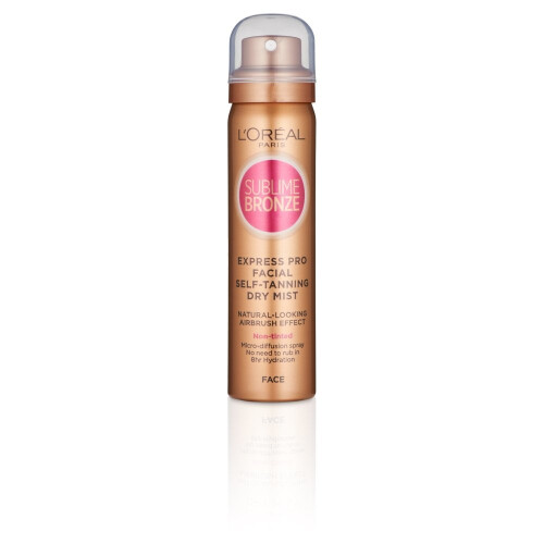 L’Oréal Paris L'Oréal Sublime Bronze Self Tan Express Mist Spray Face, 75ml 2