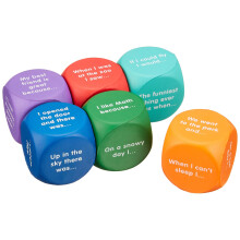 Learning Resources Writing Prompt Cubes
