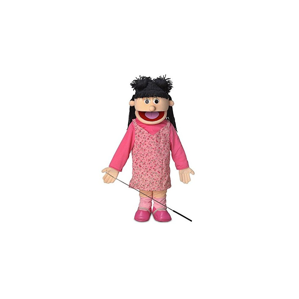 Susie, Peach Girl, Full Body, Ventriloquist Style Puppet, 65cm