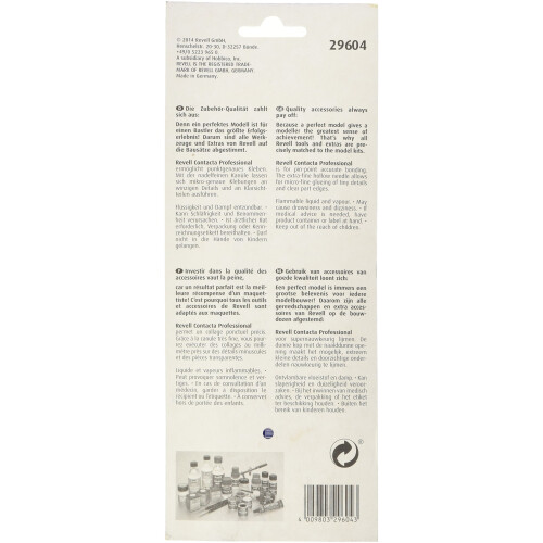 Revell Revell Contacta Liquid Glue with Professional Needle Applicator 1