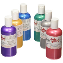 Scola Textile Paint 6 x 150ml (Pearlescent)