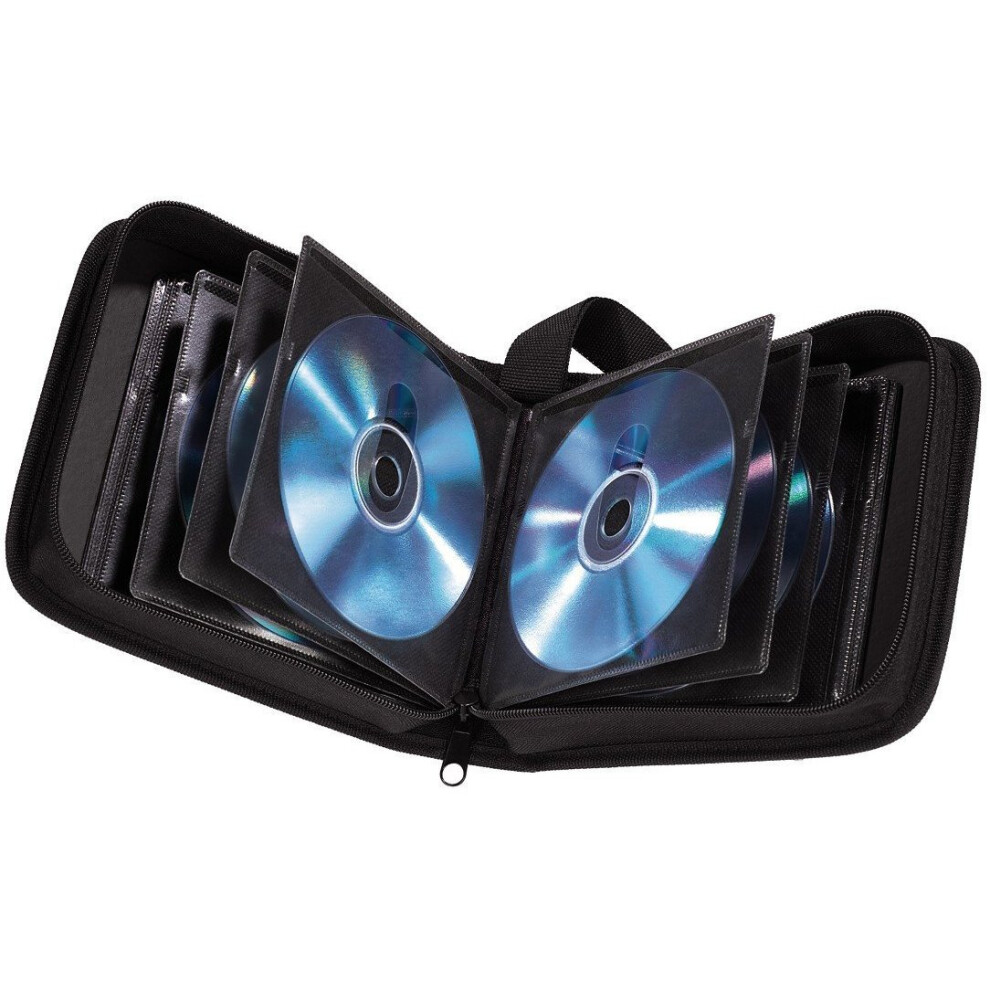 Hama 11615 Nylon 32 CD/DVD Wallet - Black
