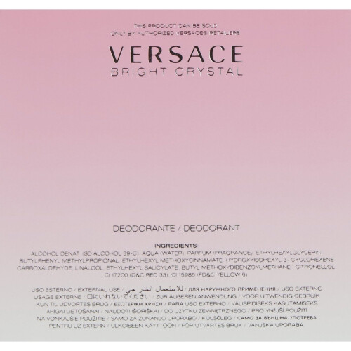 Versace Versace Bright Crystal Perfumed Deodorant Spray 50ml 1